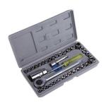 40 Pcs Socket Wrench Set – Stainless Steel Ratchet Tool Kit 1/4 & 3/8 Drive for Car Repair & Home DIY